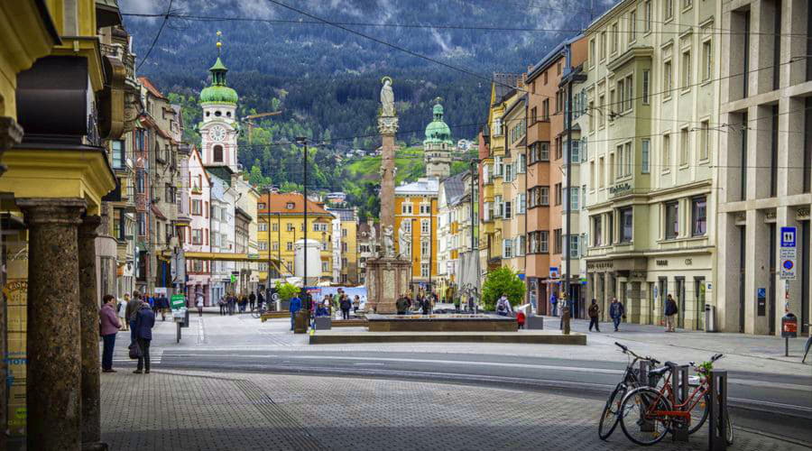 Wir bieten eine große Auswahl an Mietwagenoptionen in Innsbruck